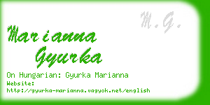 marianna gyurka business card